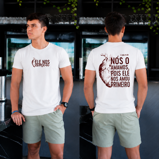 Camisa Branca Primeiro Amor –  Cristão Streetwear