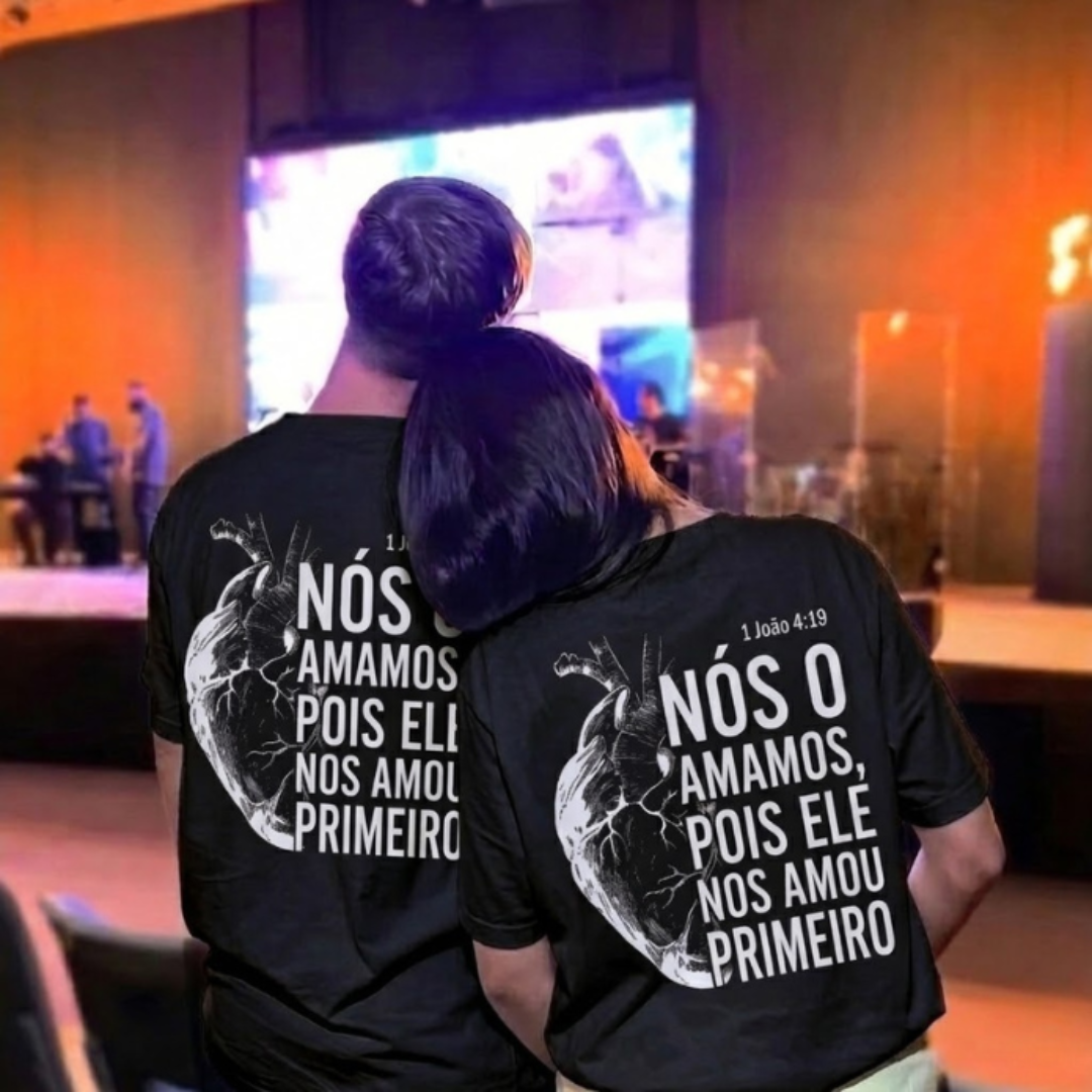 Primeiro Amor – Kit Casal Cristão Streetwear