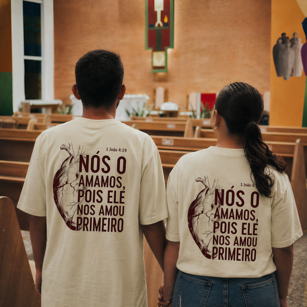 Primeiro Amor – Kit Casal Cristão Streetwear