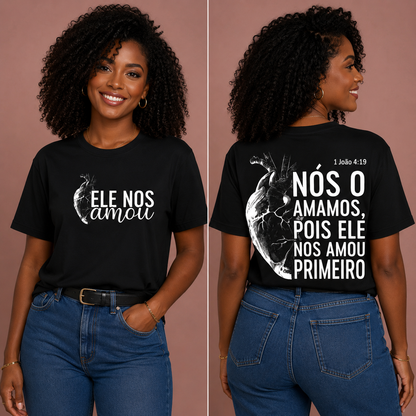 Camisa Preta Primeiro Amor –  Cristão Streetwear