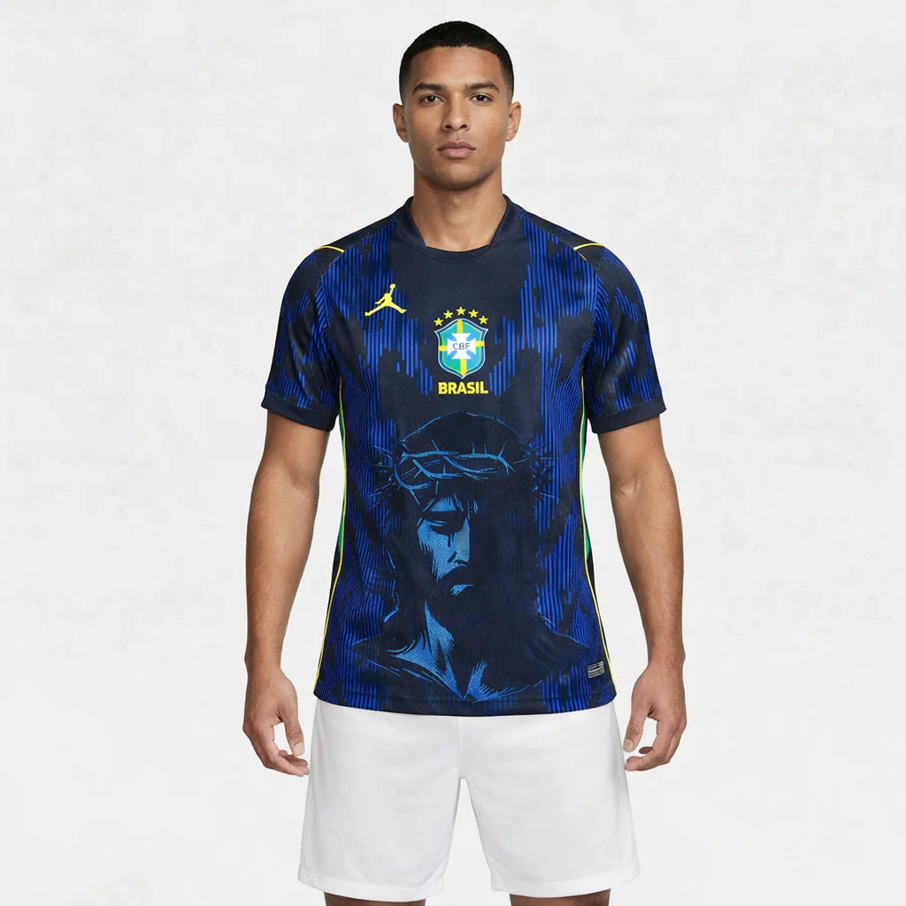 Camisa Brasil 2026/27 Edição Limitada - Rosto de Cristo
