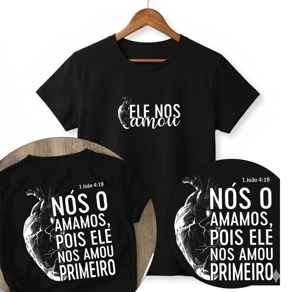 Primeiro Amor – Kit Casal Cristão Streetwear