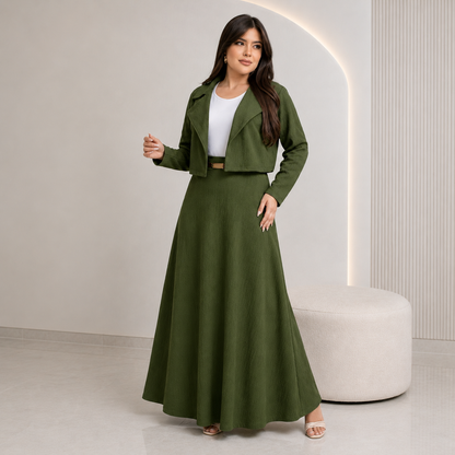 Conjunto Blazer Feminino 4 Peças — Crepe Dior · Moda Cristã Social