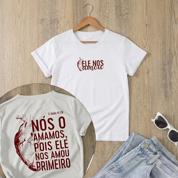 Primeiro Amor Kit Casal Cristão Streetwear