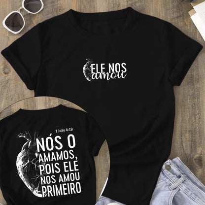 Camisa Preta Primeiro Amor –  Cristão Streetwear