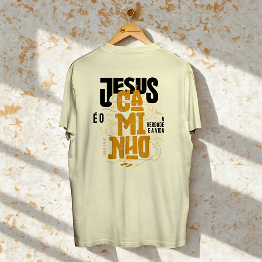 Jesus é o Caminho Kit Casal - Off White