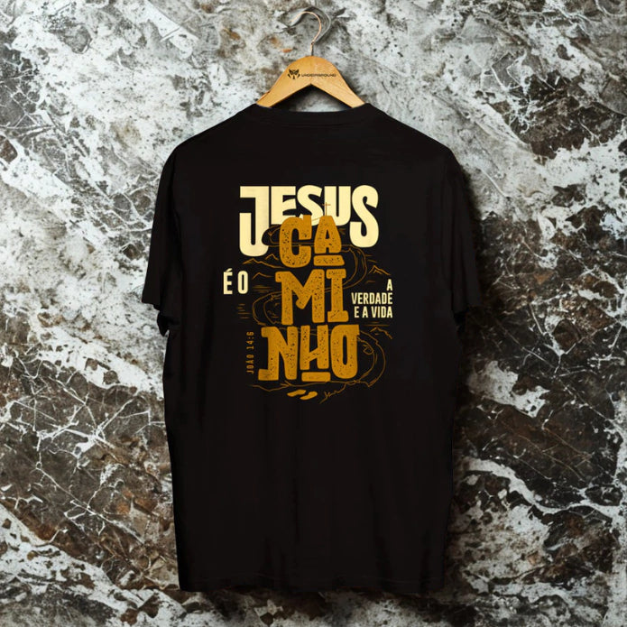 Jesus é o Caminho Kit Casal - Preto