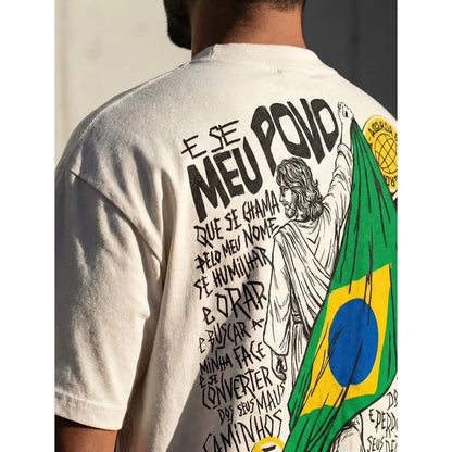 E Se Meu Povo – Camiseta Brasil Cristão Streetwear